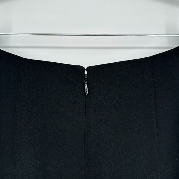 Vintage Linda Allard Ellen Tracy Maxi Pencil Skirt Size 6 Black Career Classic - Picture 7 of 10